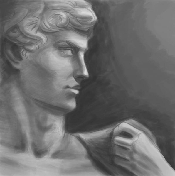 Александр Македонский Академический рисунок