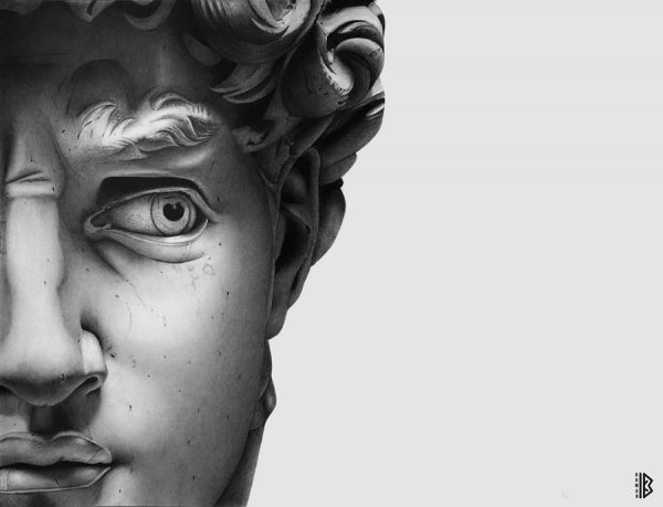 Давид Микеланджело портрет