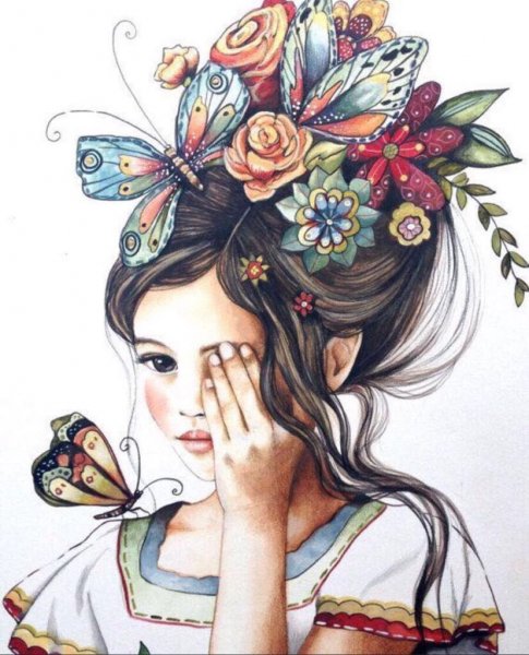 Красивые девушки мультяшные