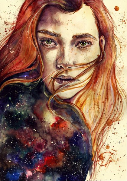 Рисунки девушек