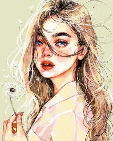 Красивые девушки в стиле арт