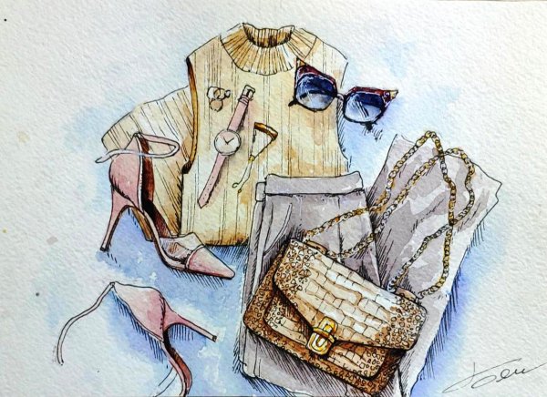 Рисунки в стиле скетчинга