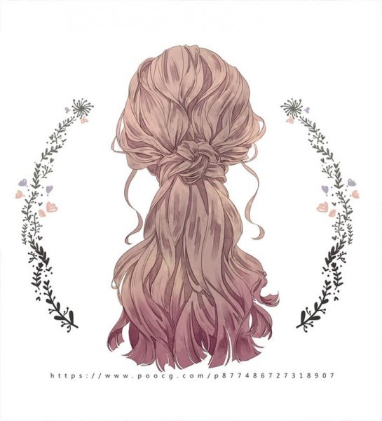 Аниме волосы