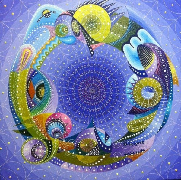 Картины казахского художника Бахтыбека Талкамбаева