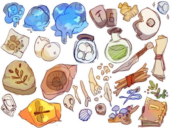 Магические предметы референс