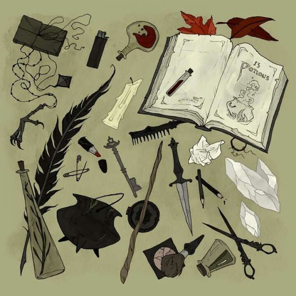 Магические принадлежности ведьмы