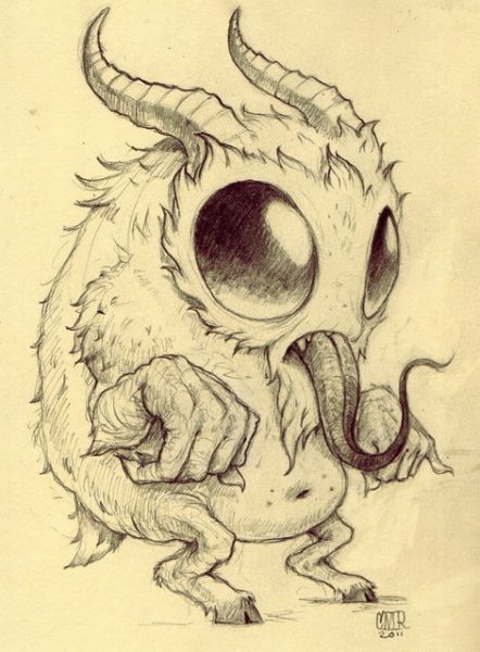 Монстры карандашом