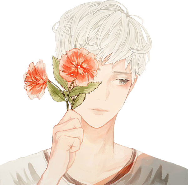 Кун с цветами