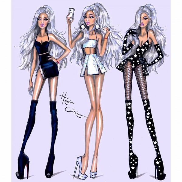 Нарисовать вечернее платье