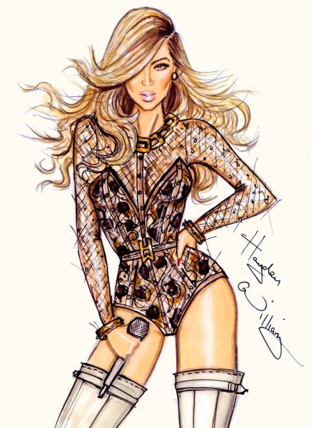 Дизайнерские эскизы одежды