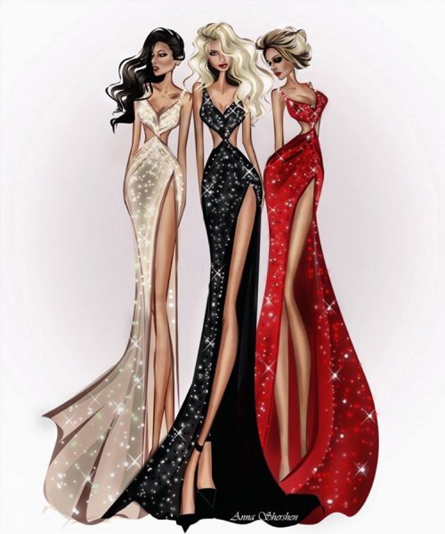 Фэшн иллюстрации Хайден Вильямс