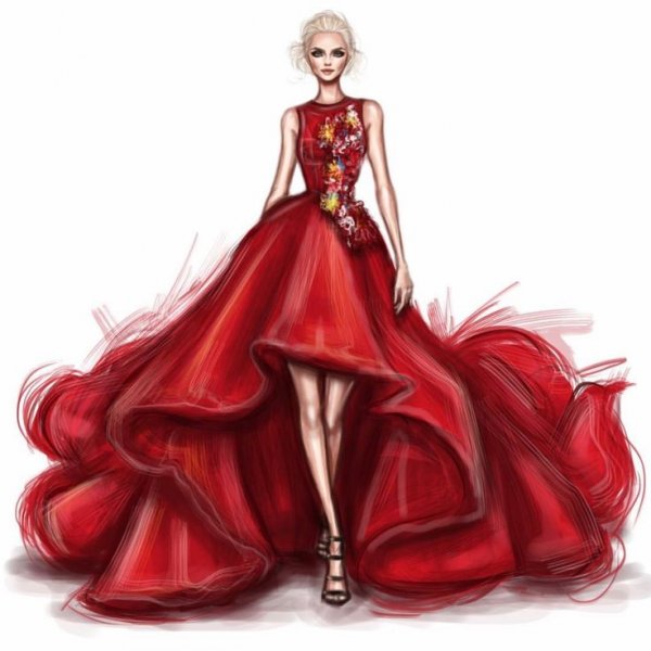 Фэшн иллюстрация