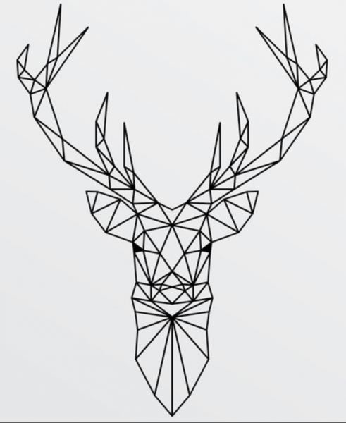 Олень Геометрика