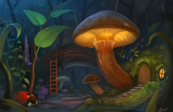 Грибы фэнтези
