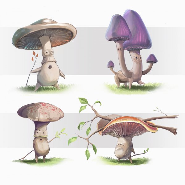 Гриб концепт арт