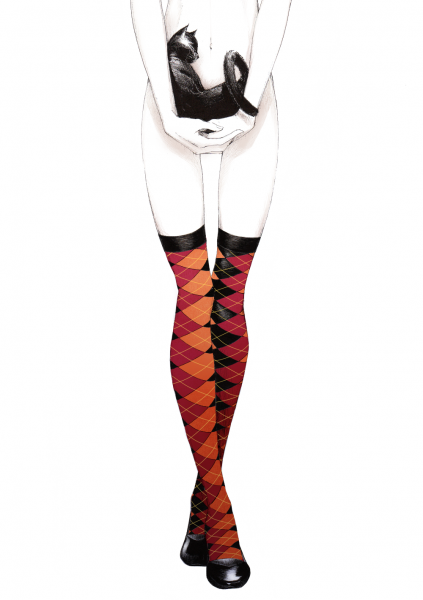 Женские чулки арт