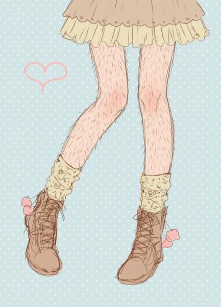 Девушки мультяшки с ногами