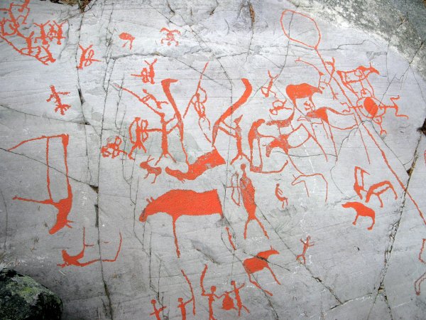 Древний наскальный рисунок