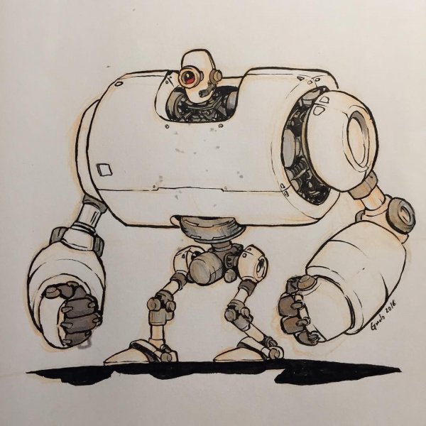 Робот рисунок