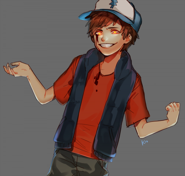 Гравити Фолз Диппер арт