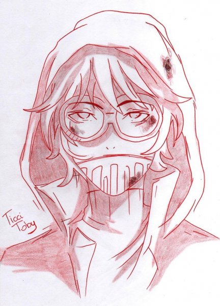 Крипипаста Тикки Тоби для срисовки