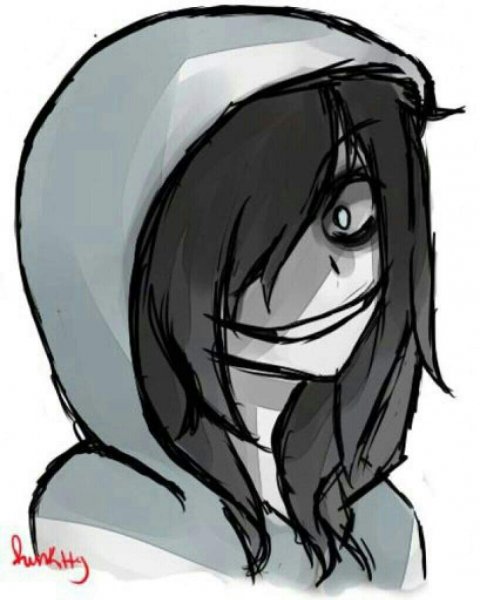 Рисунки крипипаста Джефф