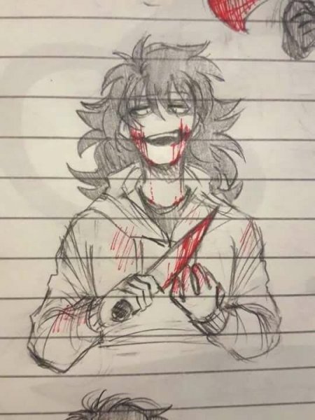 Скетчи крипипаста Джефф