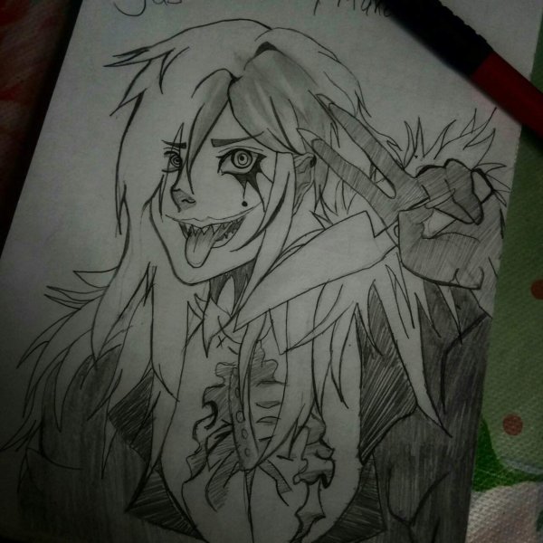 Крипипаста Джейсон для срисовки