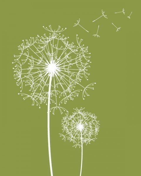 Картины одуванчики Минимализм