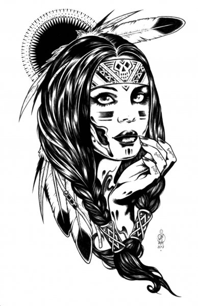 Тату индеец