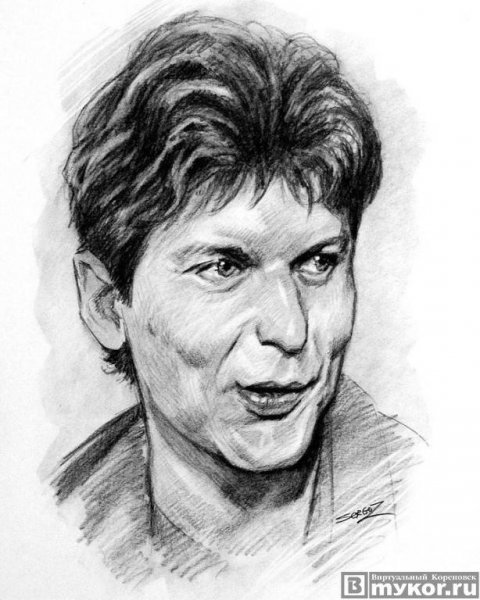 Юрий Хой карандашом