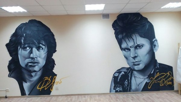 Юрий Клинских и Виктор Цой