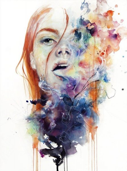 Портреты акварель Agnes Cecile