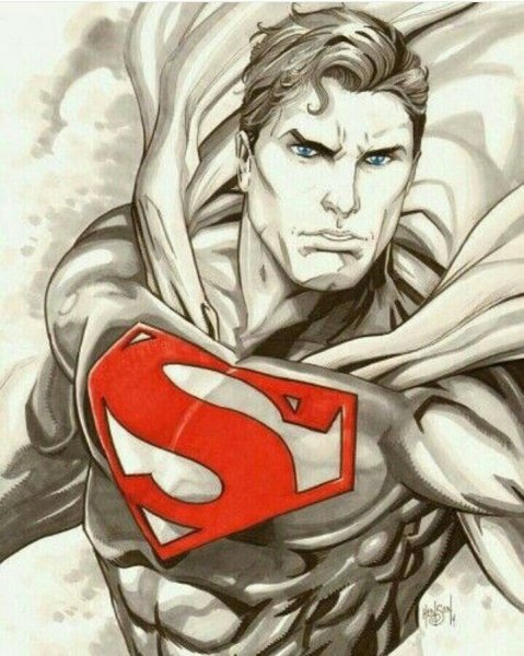 Супермен рисунок