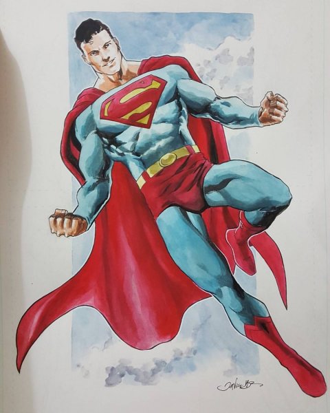 Супермен рисунок