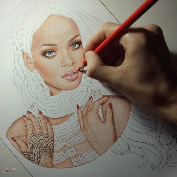 Скетч Рианна