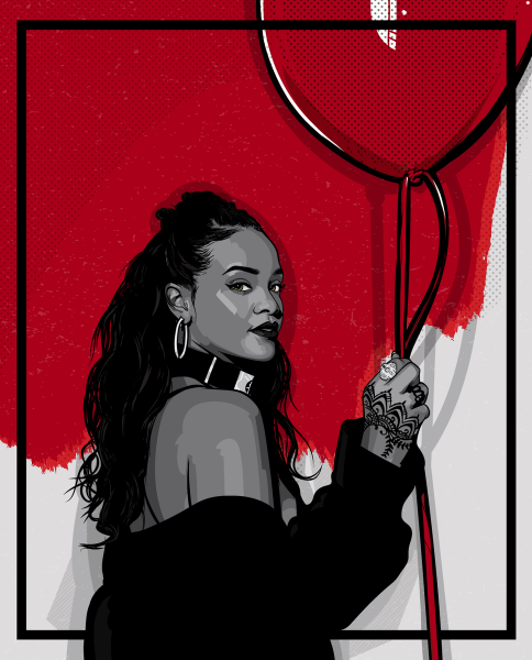 Поп арт Рианна