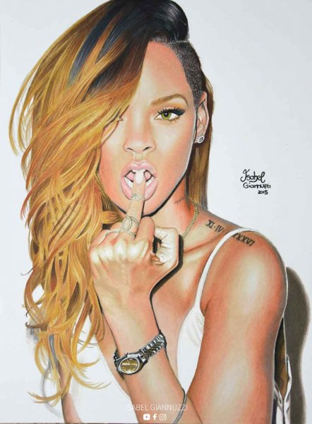 Риханна мультяшная