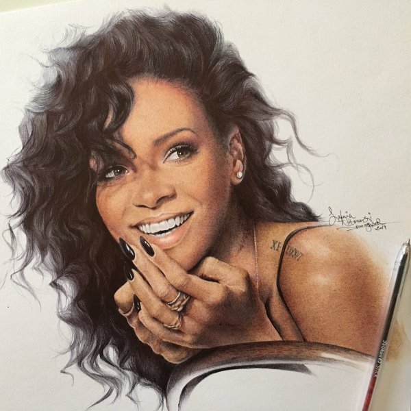 Скетч Рианна