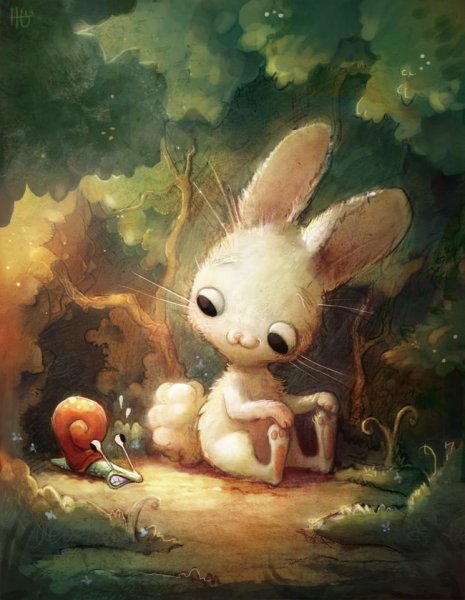 Кролики арты