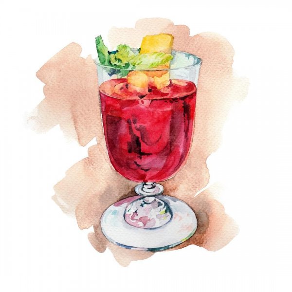 Скетчинг коктейль