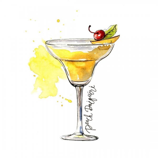 Скетчинг коктейль