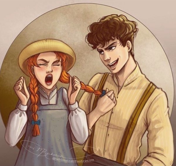 Гилберт Блайт рисунок