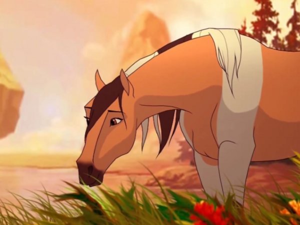 Спирит душа прерий лошадь