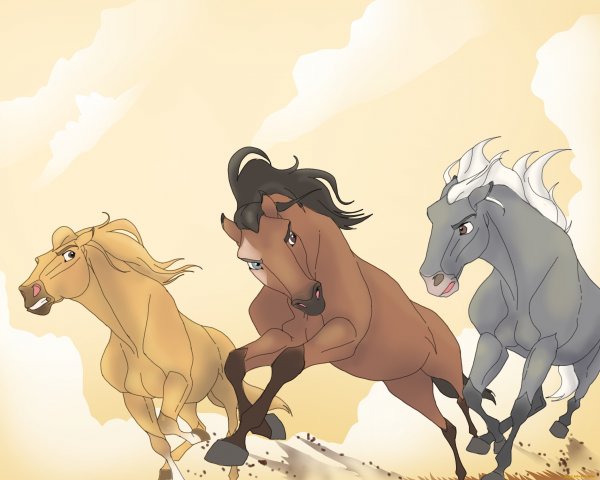 Табун лошадей спирит