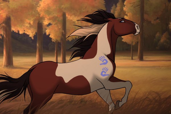 Спирит душа прерий лошадь