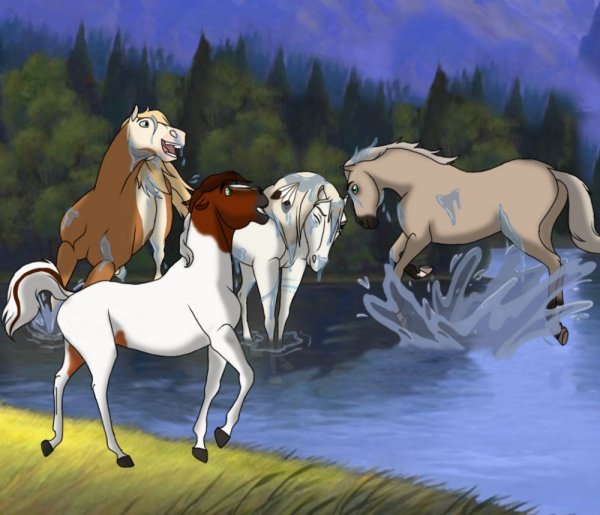 Лошадь из спирит душа прерий