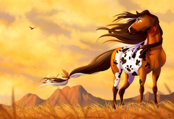 Арт лошадь спирит