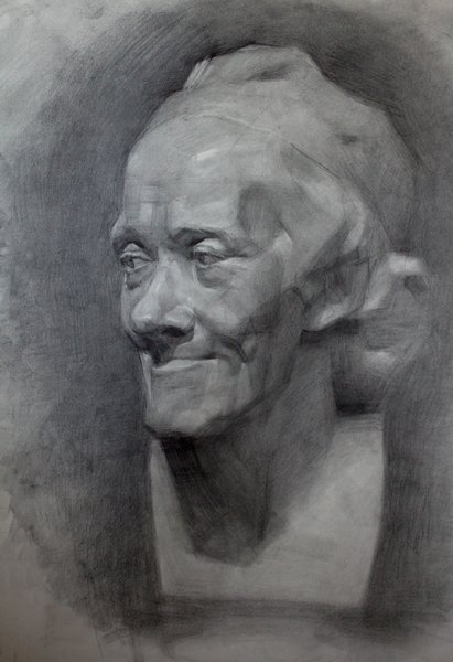 Академик рисунок голову