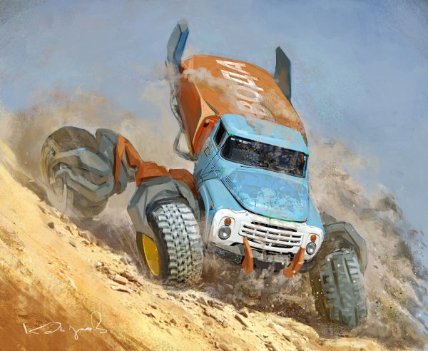 Картины автомобилей Данияр Кдыров